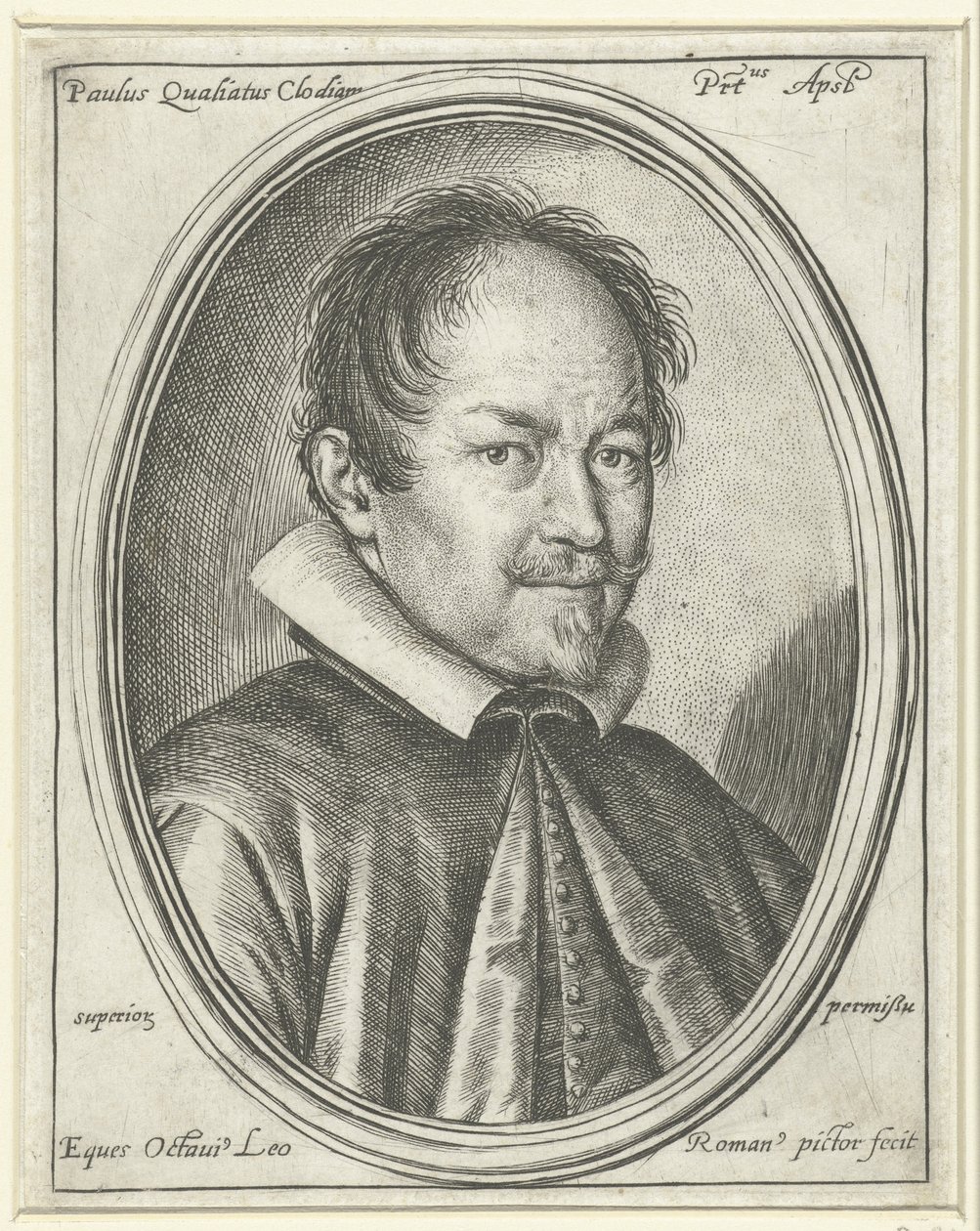 Porträt des Komponisten Paolo Quagliati von Ottavio Maria Leoni