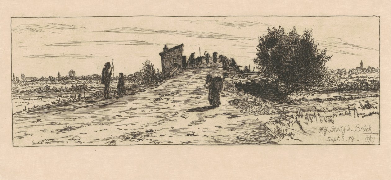 Auf Staufá Bruck, 1879 von Otto Henry Bacher