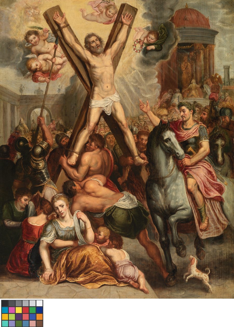 Die Kreuzigung des Heiligen Andreas von Otto van Veen