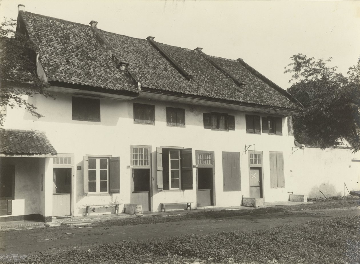 Niederländische Gebäude in Batavia von Oudheidkundige Dienst