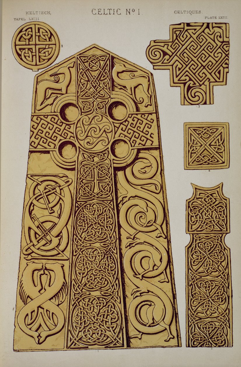 Keltisches Ornament, Kapitel XV, Tafel LXIII aus 