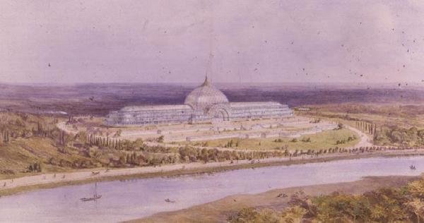 Entwurf für eine geplante Ausstellung in St. Cloud, Paris von Owen Jones