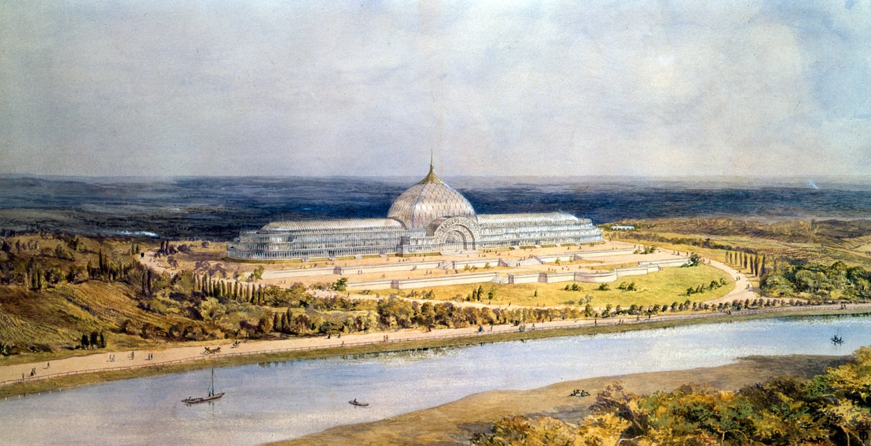 Entwurf für die Industrieausstellung, Wien, 1873, ca. 1830-1873 von Owen Jones