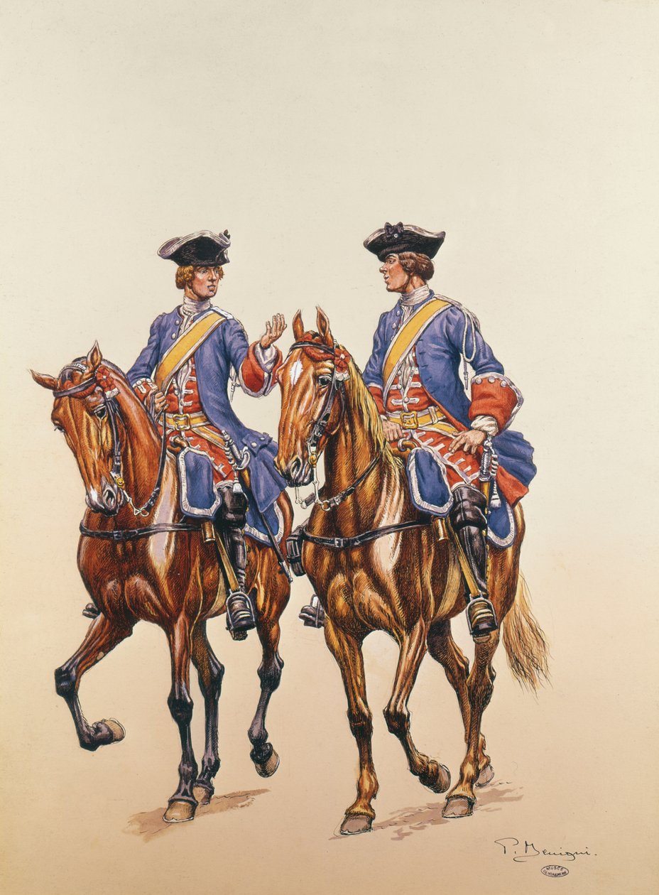 Stellvertretender Sergeant und Bogenschütze der berittenen Polizeitruppe von l
