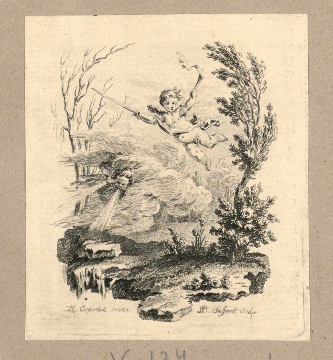 Winter und Frühling von P.P. Choffard