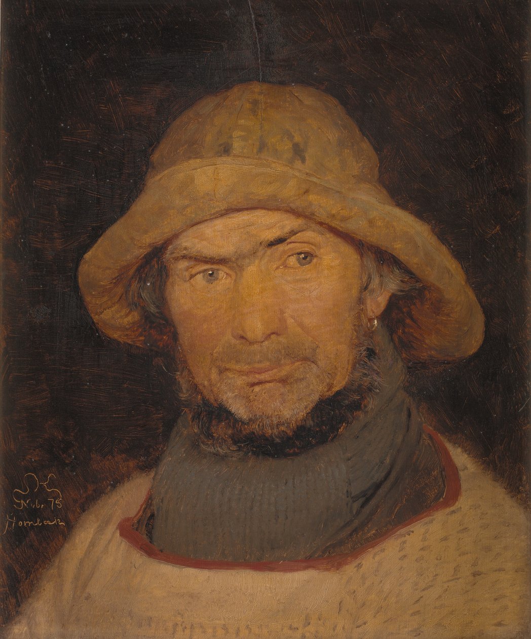 Porträt eines Fischers aus Hornbæk von Peder Severin Krøyer