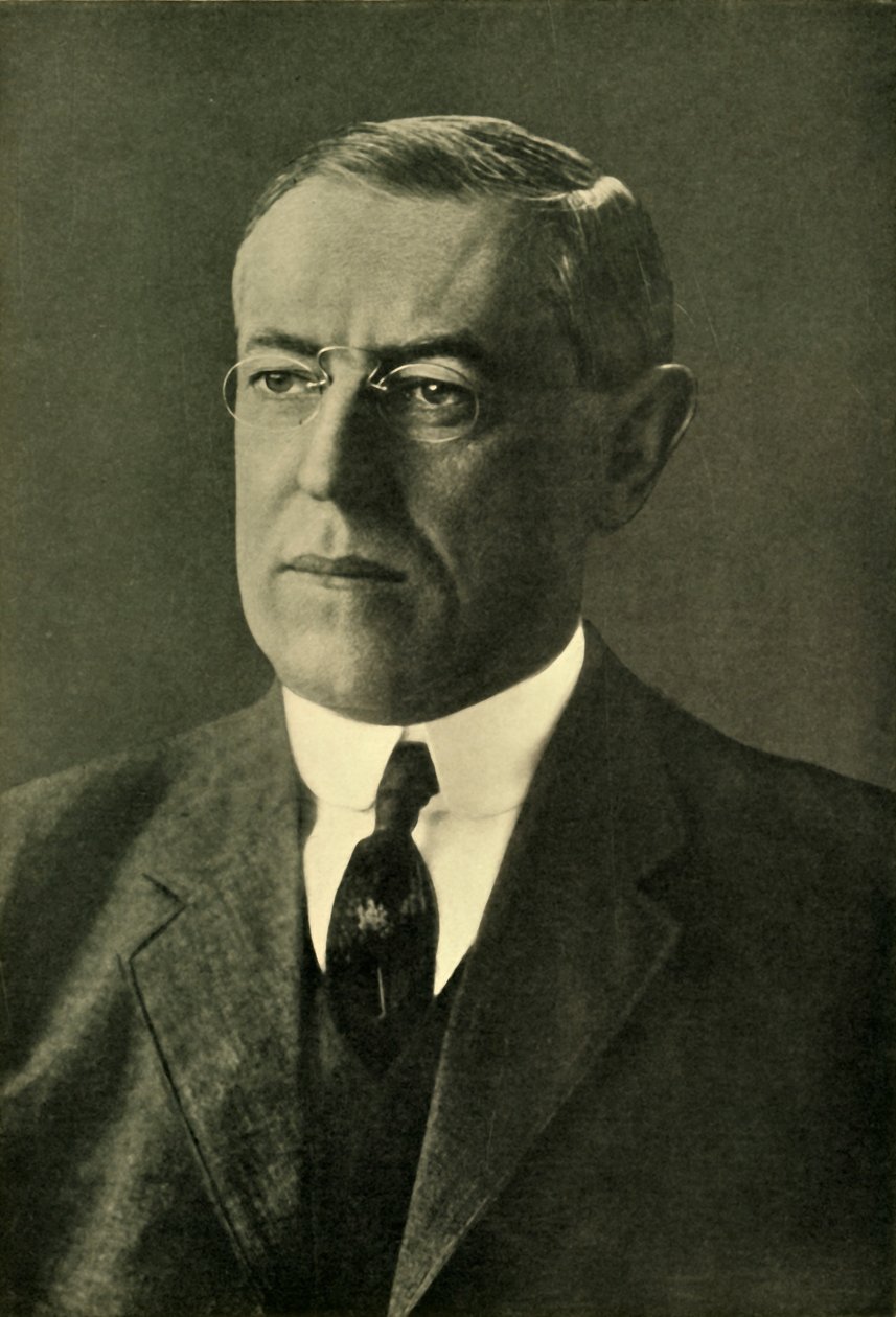 Dr. Woodrow Wilson, Präsident der Vereinigten Staaten, 1912, ca. 1920 von Pach Bros