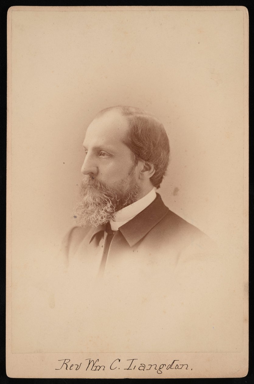 Porträt von Rev. William Chauncy Langdon, 1831-1895, ca. 1881 von Pach Bros