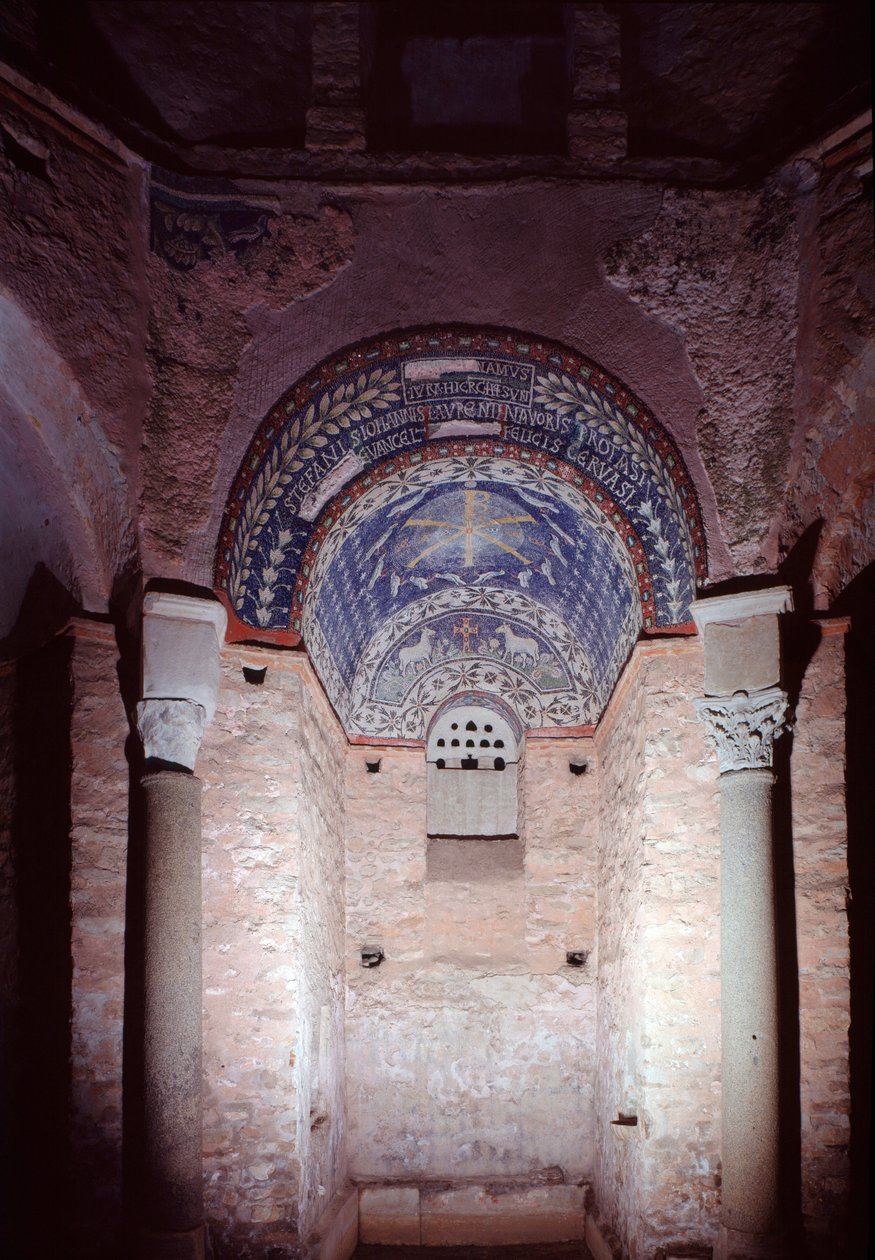 Nische mit Mosaik, 5.-6. Jahrhundert von Paleo Christian