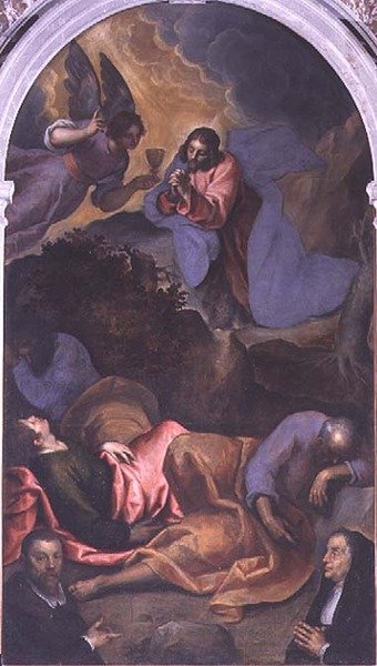 Christus im Garten Gethsemane von Palma Il Giovane