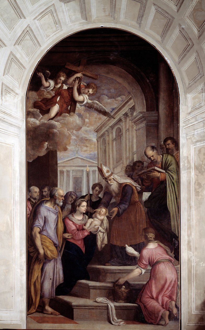 Darstellung Jesu im Tempel von Palma Il Giovane