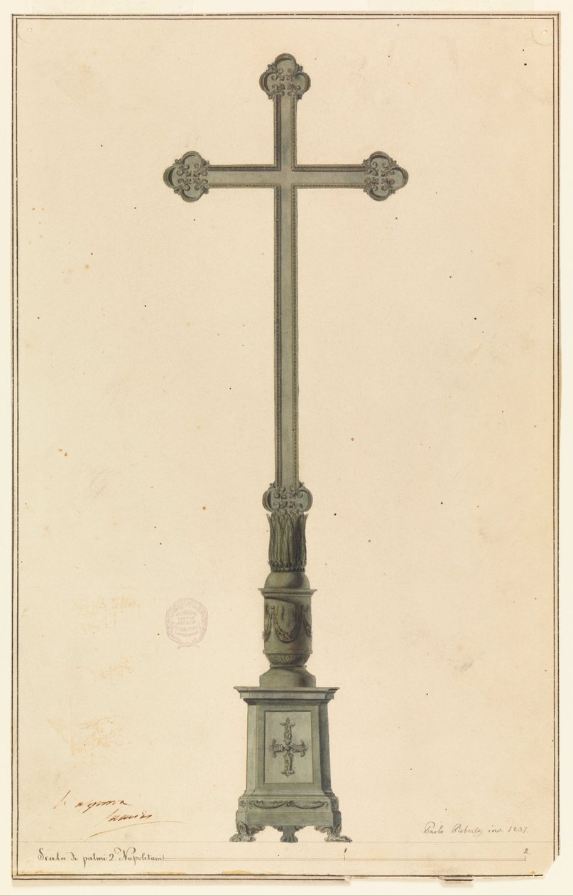 Entwurf für ein Kreuz von Paolo Roberto
