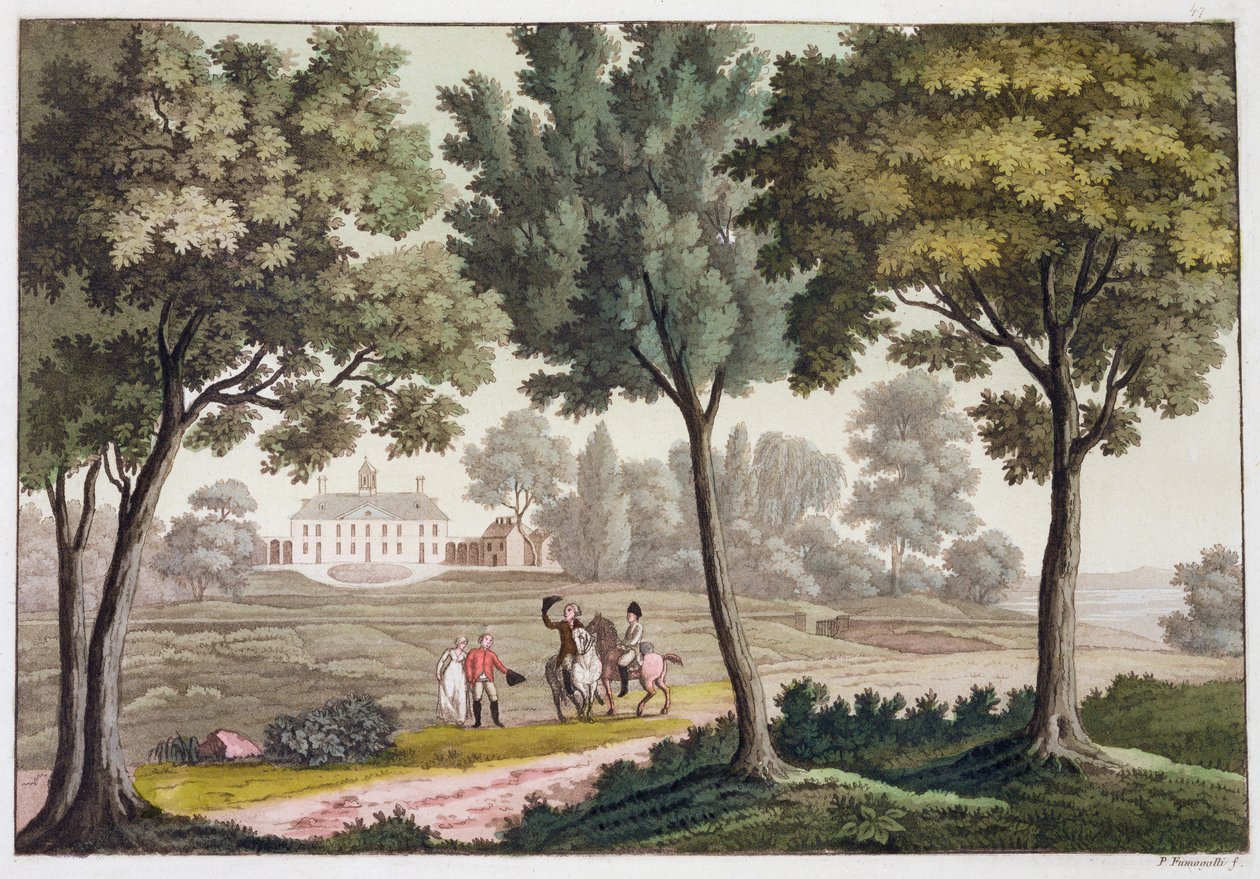 George Washingtons Haus in Mount Vernon, Virginia, USA von Paolo Fumagalli