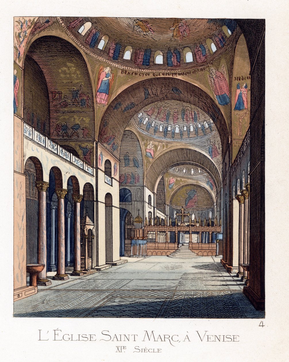 Das Innere der Basilika San Marco in Venedig von Paolo Mercuri
