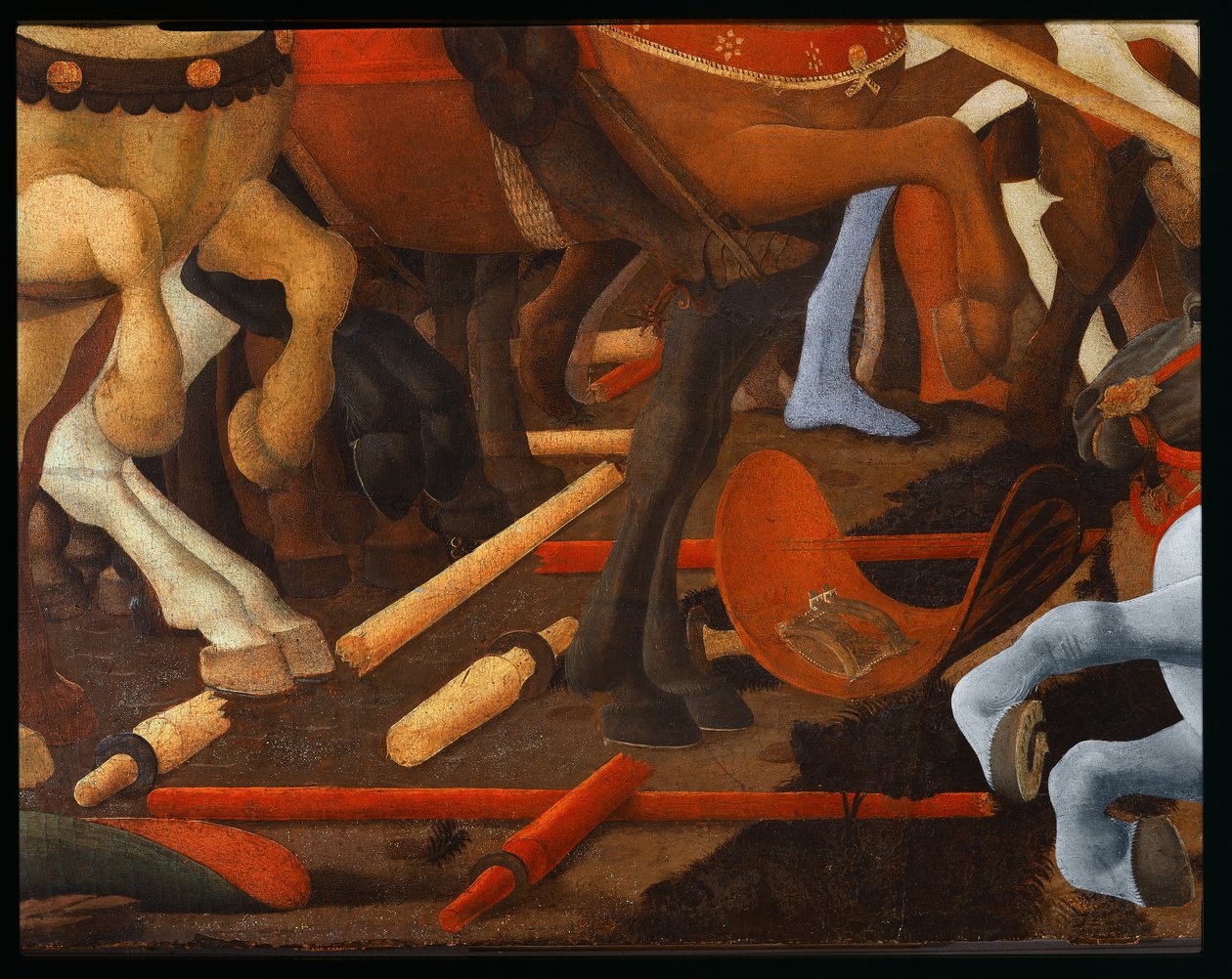 Schlacht von San Romano (Detail) von Paolo Uccello