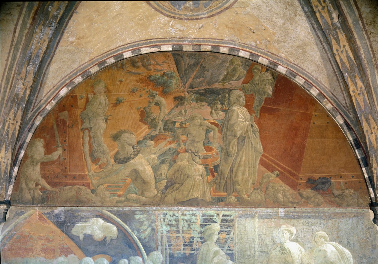 Das Leben von Noah: Die Sintflut und das Abfließen des Wassers von Paolo Uccello