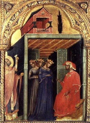 Die Almosen des Heiligen Nikolaus von Paolo Veneziano