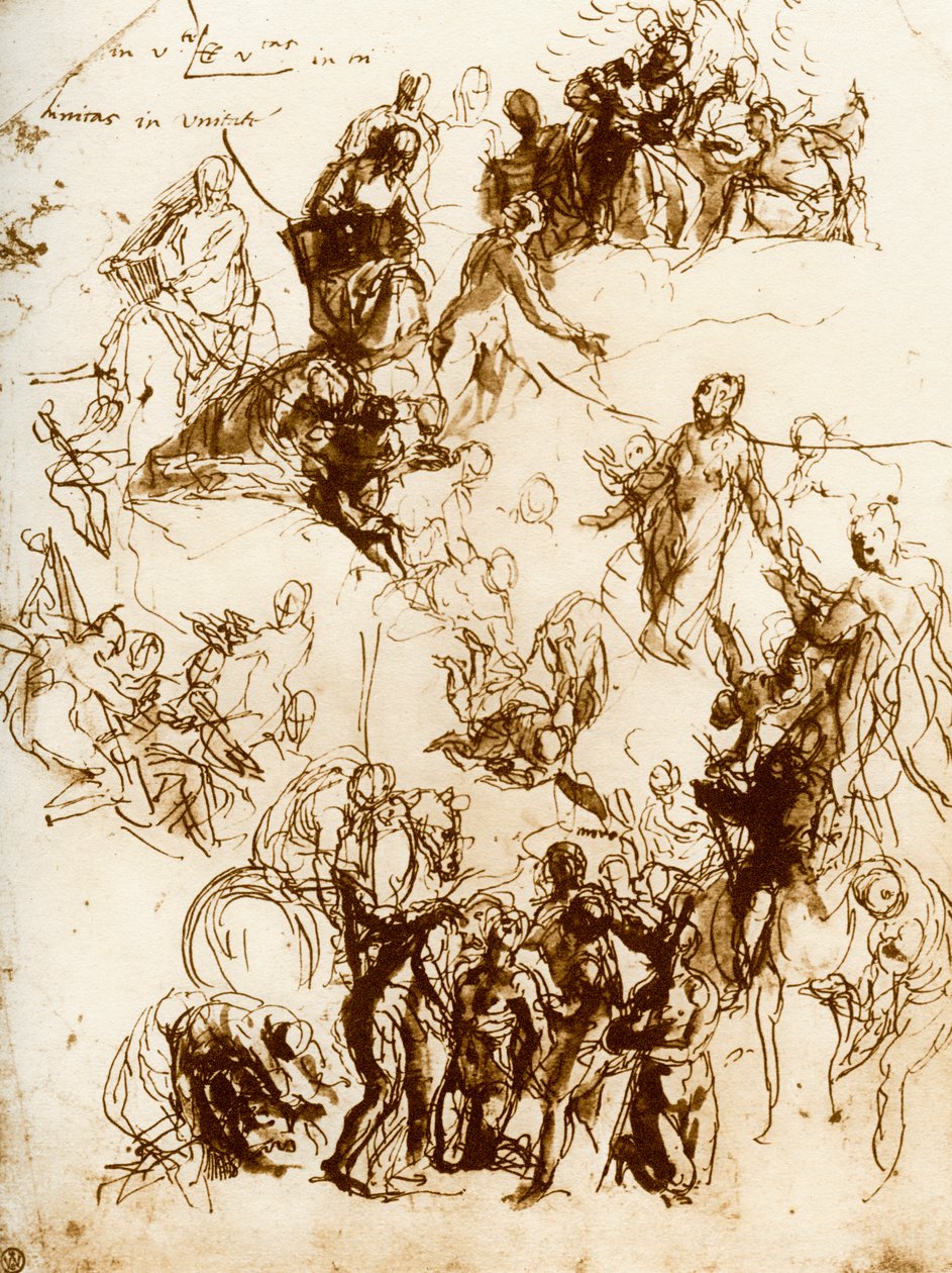 Skizze für das Martyrium des Heiligen Georg, 1913 von Paolo Veronese