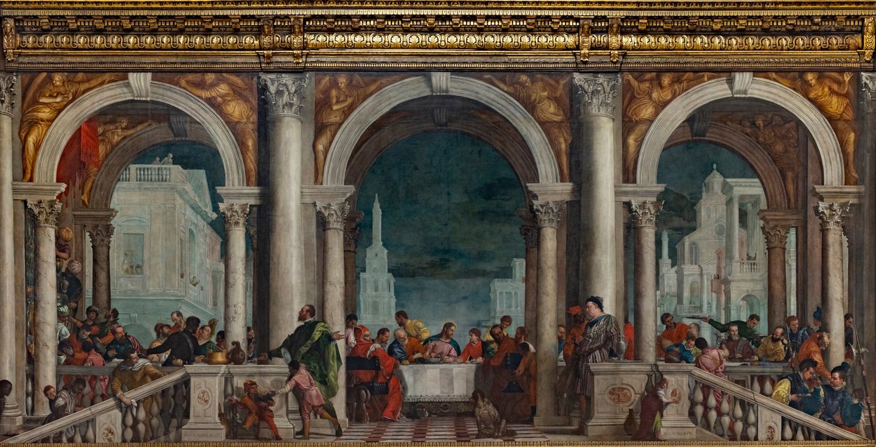 Das Fest im Hause des Levi, 1573 von Paolo Veronese