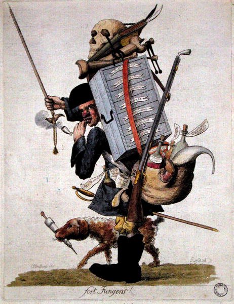 Ein Militärapotheker, Ende des 18. Jahrhunderts von Paolo da Siena
