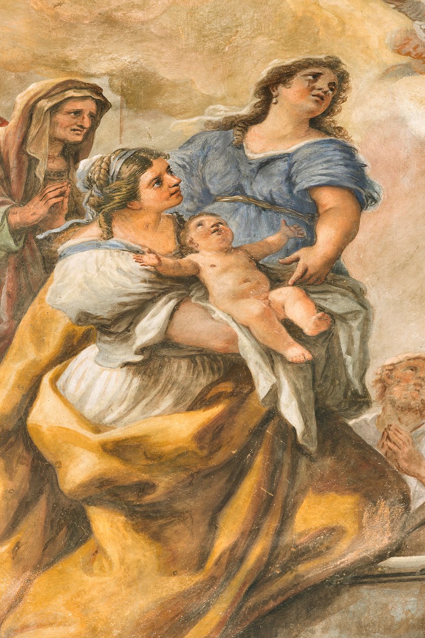 Fresken, die das Leben des Heiligen Cataldo darstellen von Paolo di Matteis