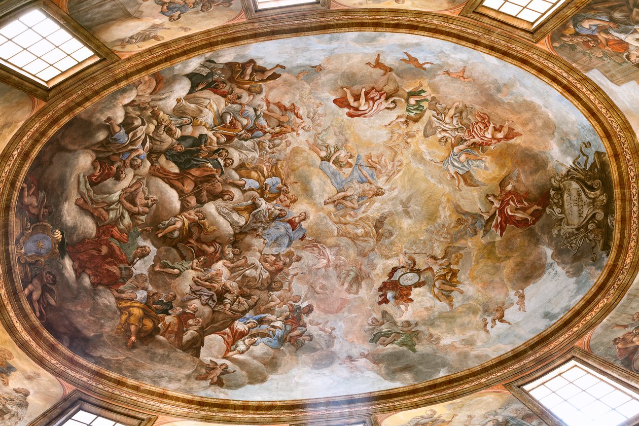 Fresken, die das Leben des Heiligen Cataldo darstellen von Paolo di Matteis