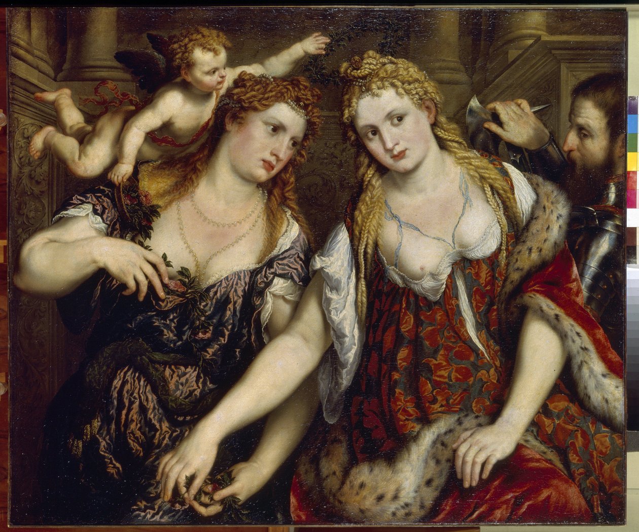 Flora, Venus, Mars und Cupido von Paris Bordone