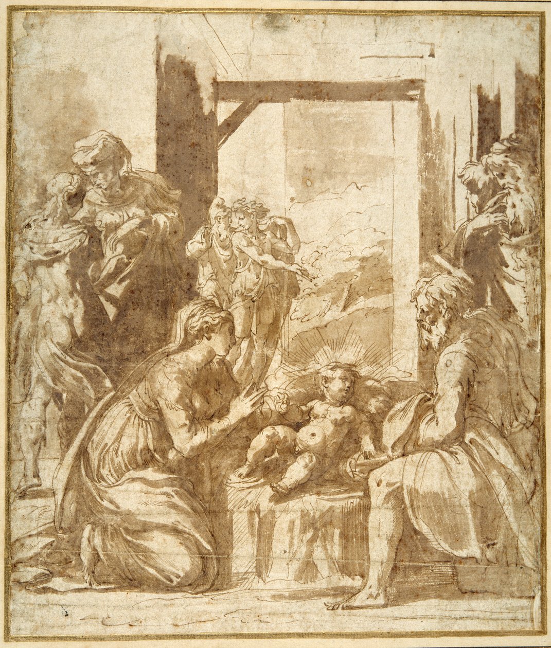 Die Geburt Christi von Parmigianino