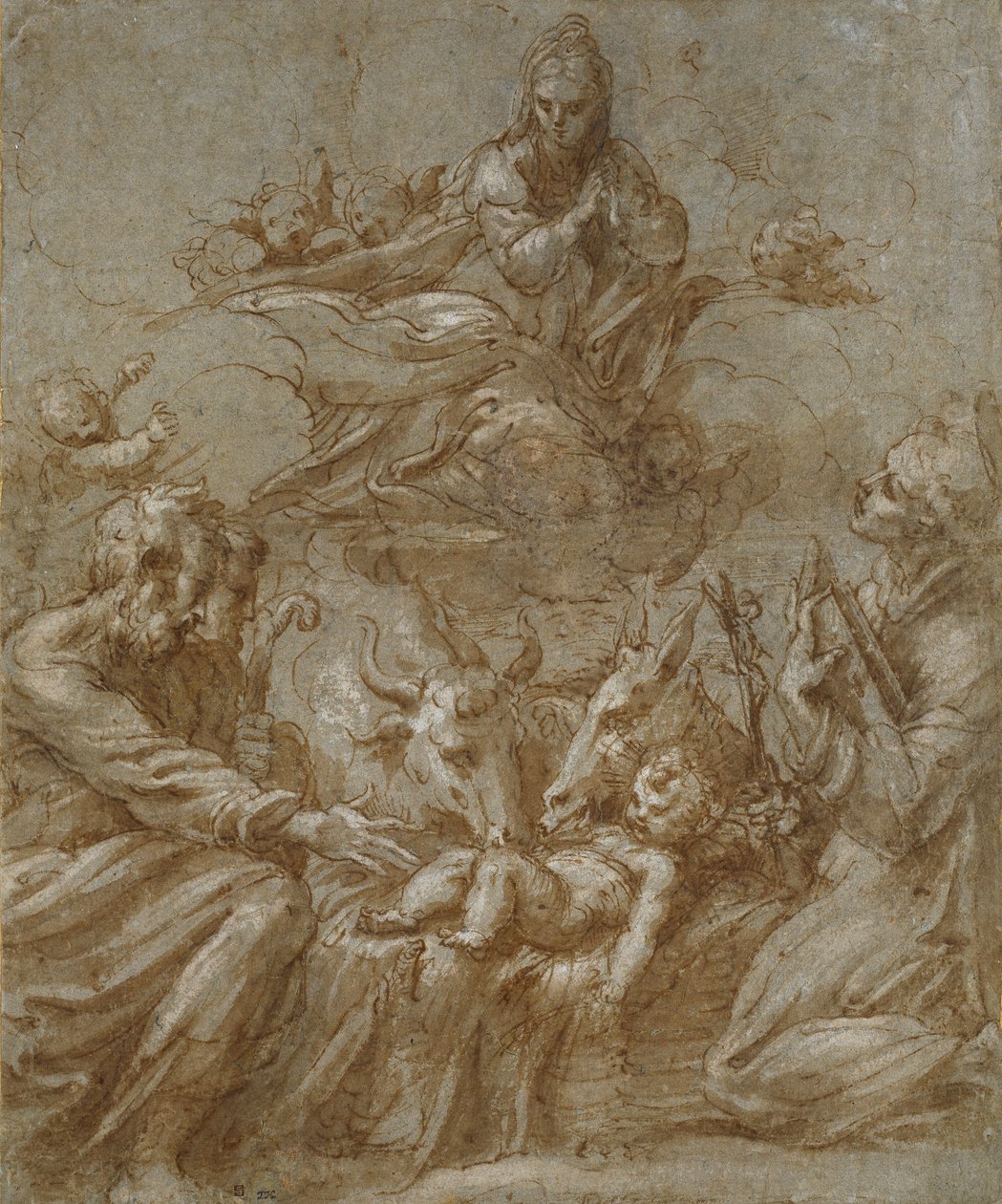 Die Geburt Christi, um 1520er Jahre von Parmigianino