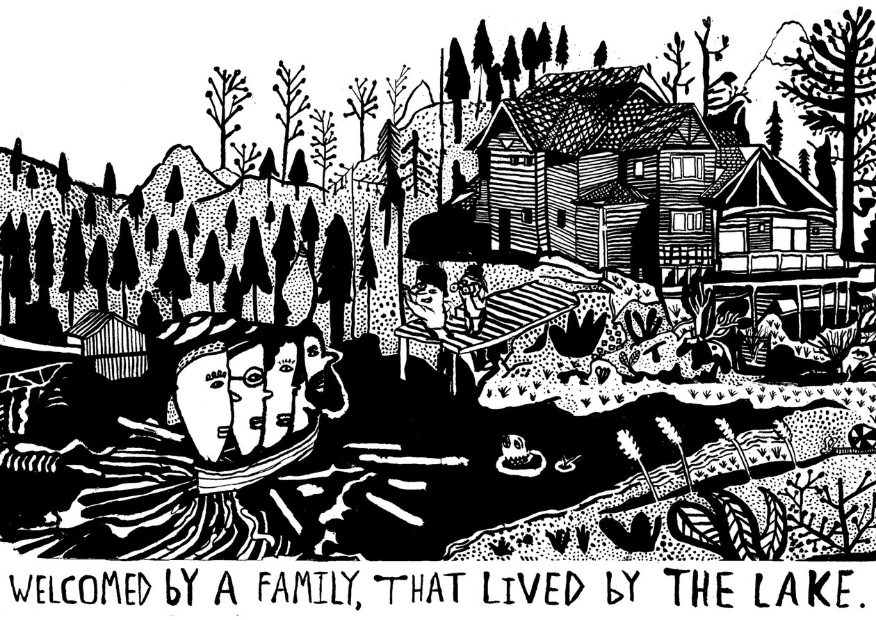 Von einer Familie willkommen geheißen, 2014 von Pat Macdonald