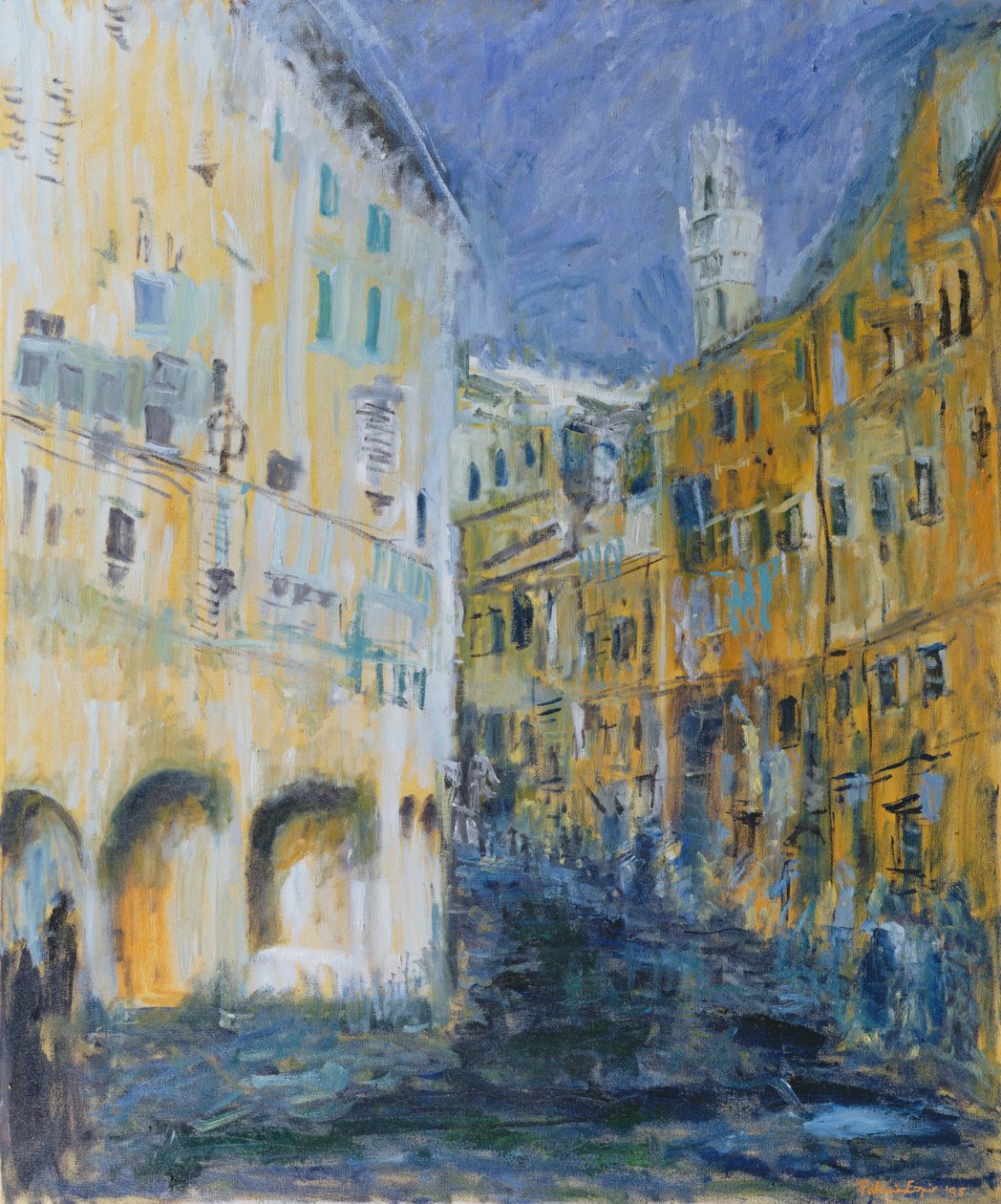 Eine Gasse in Florenz, 1995 von Patricia Espir