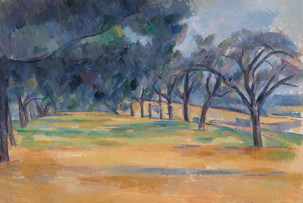 Die Allee in Marines, 1898 von Paul Cézanne