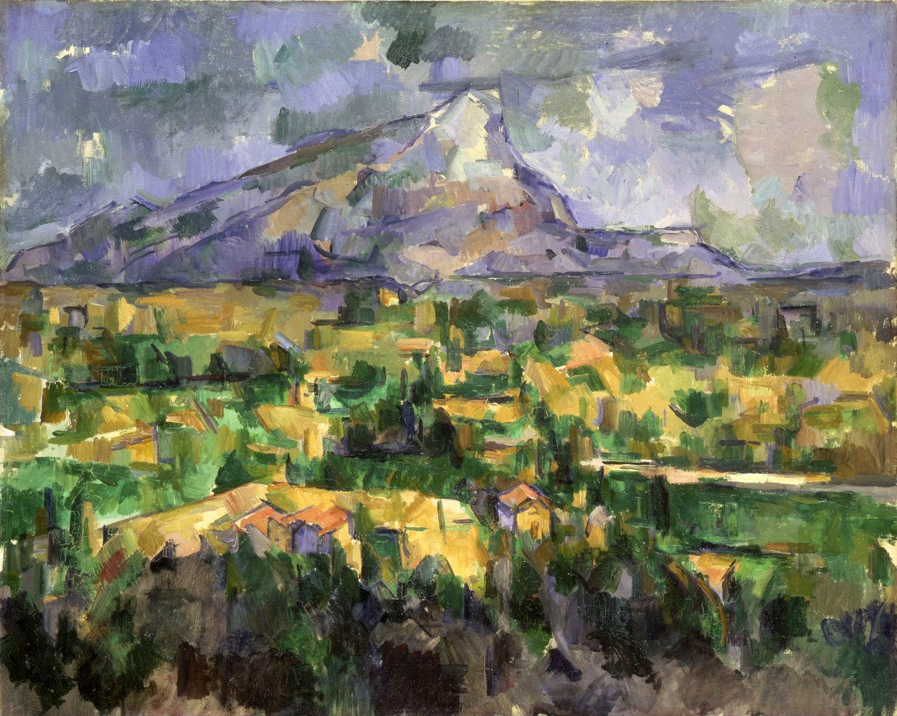 Mont Sainte-Victoire von Paul Cézanne