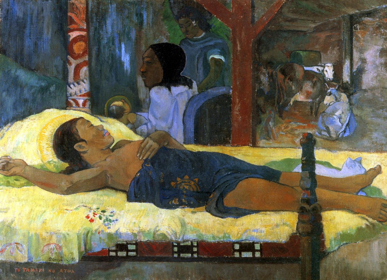 Die Geburt Christi, 1896 von Paul Gauguin