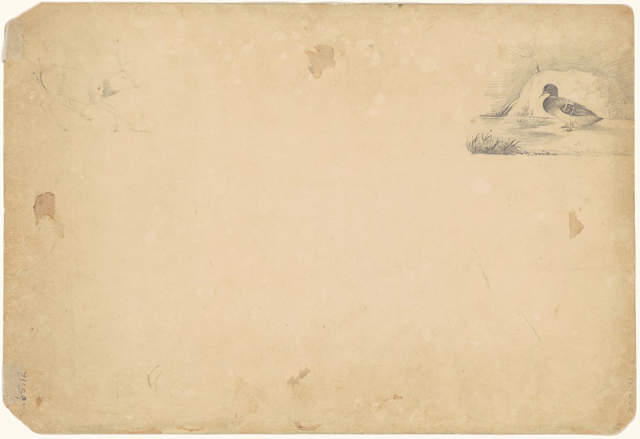 Eine Ente und ein Hirsch, 1831 von Paul Lacroix
