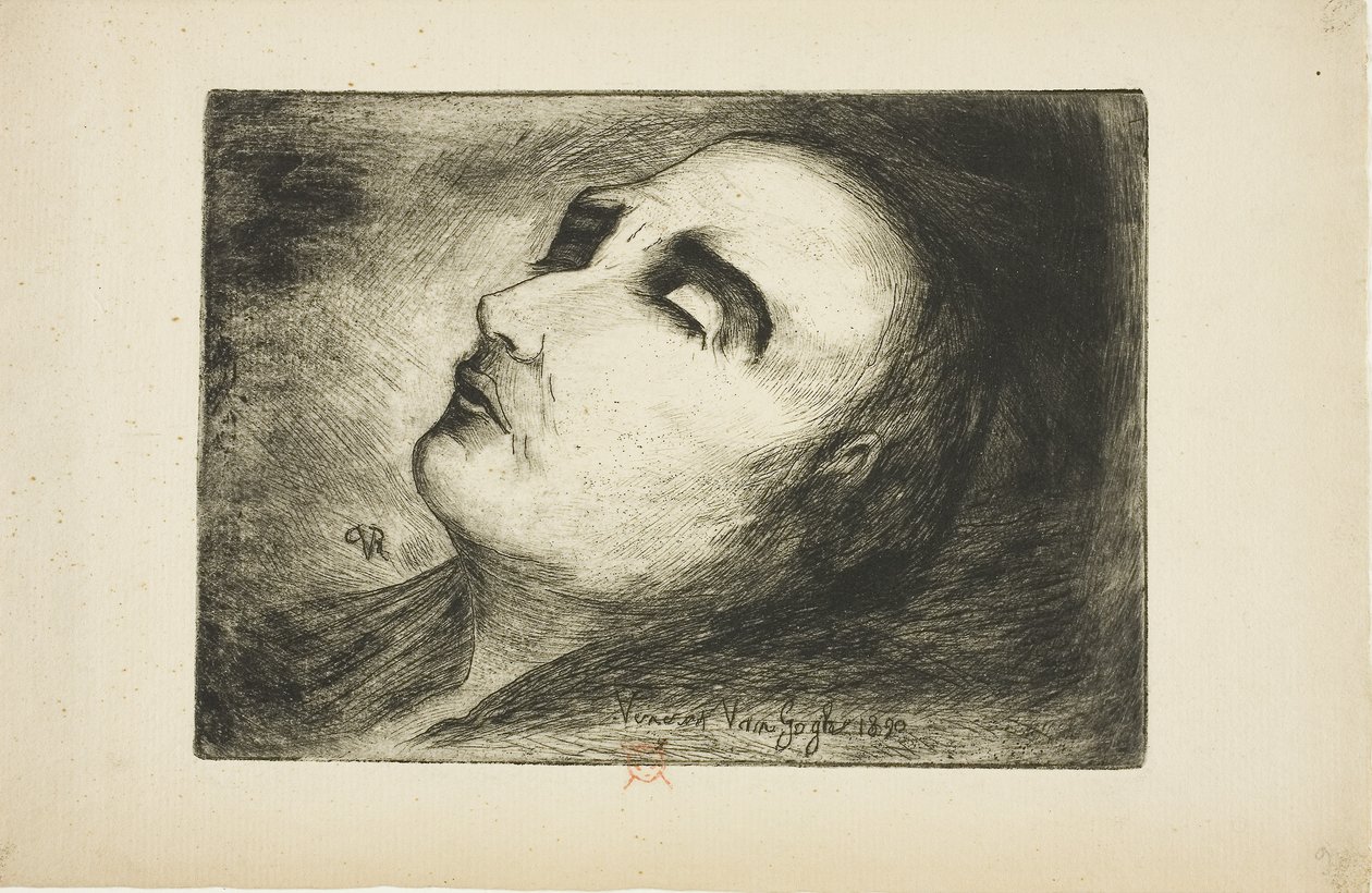 Vincent van Gogh auf seinem Sterbebett von Paul (1828 1909) Gachet