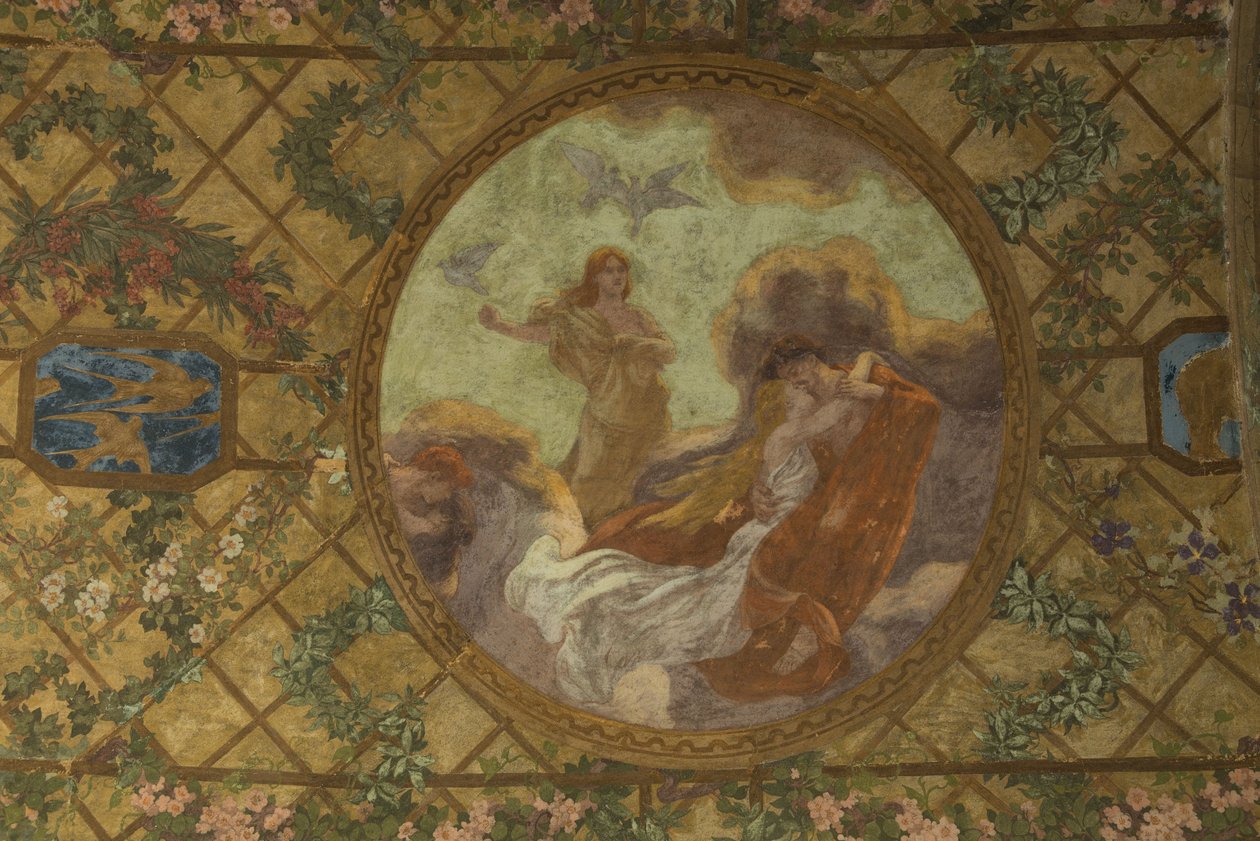 Monate des revolutionären Kalenders: Germinal, zwischen 1909 und 1910 (architektonische Dekoration) von Paul Albert Baudouin