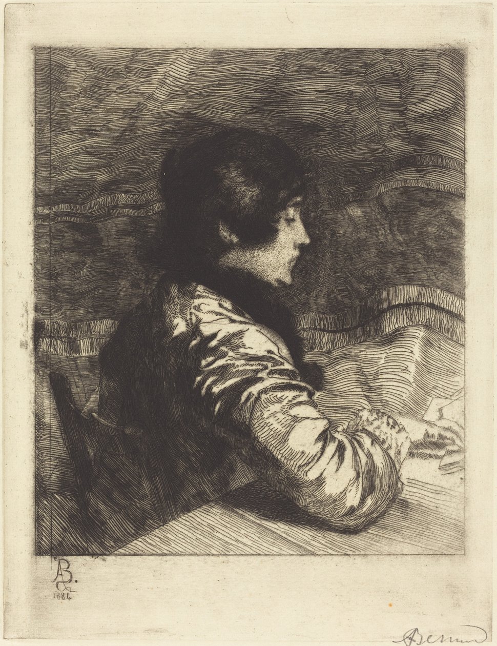 Madame Besnard, 1884 von Paul Albert Besnard
