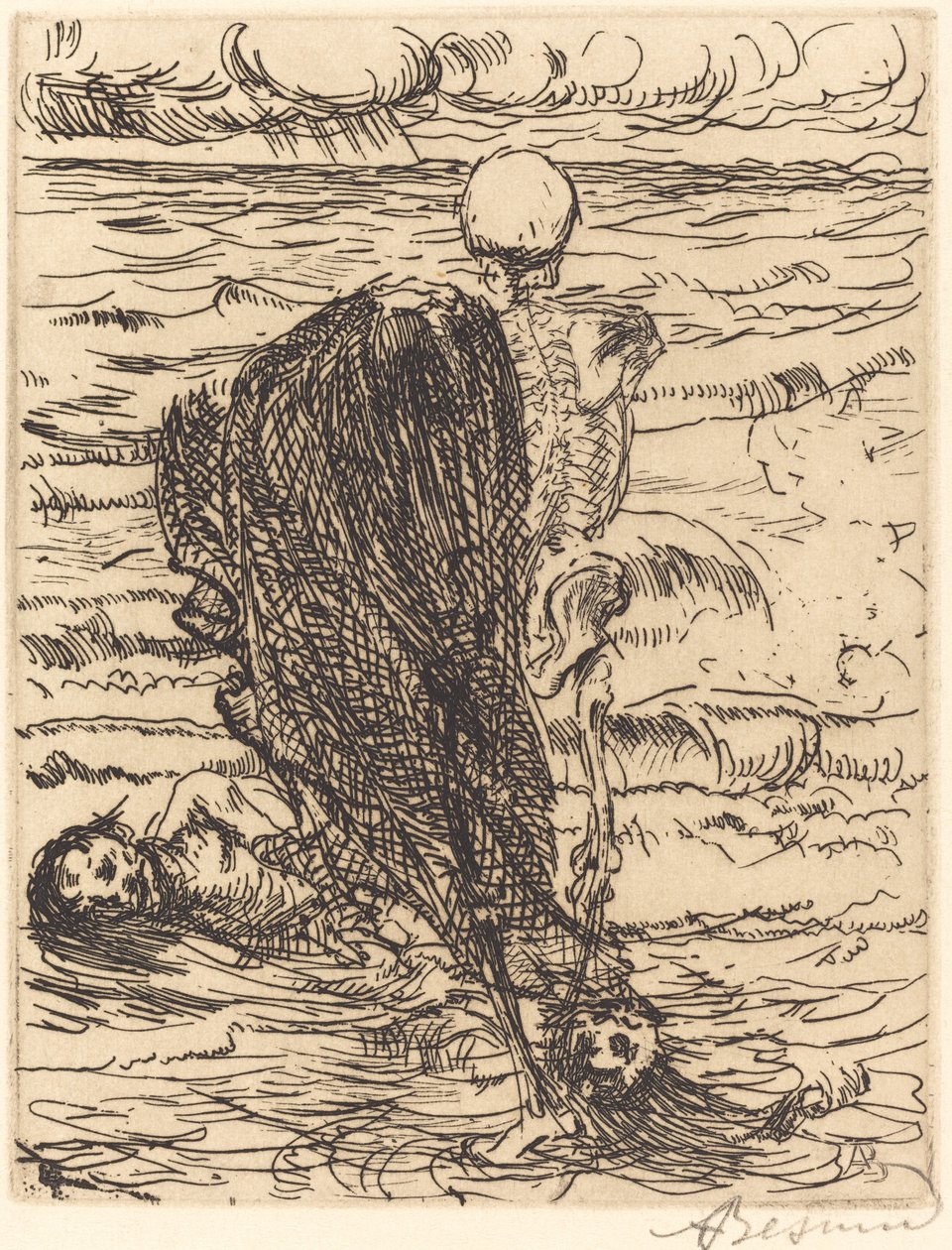 Der Fang Le coup de filet, 1900 von Paul Albert Besnard