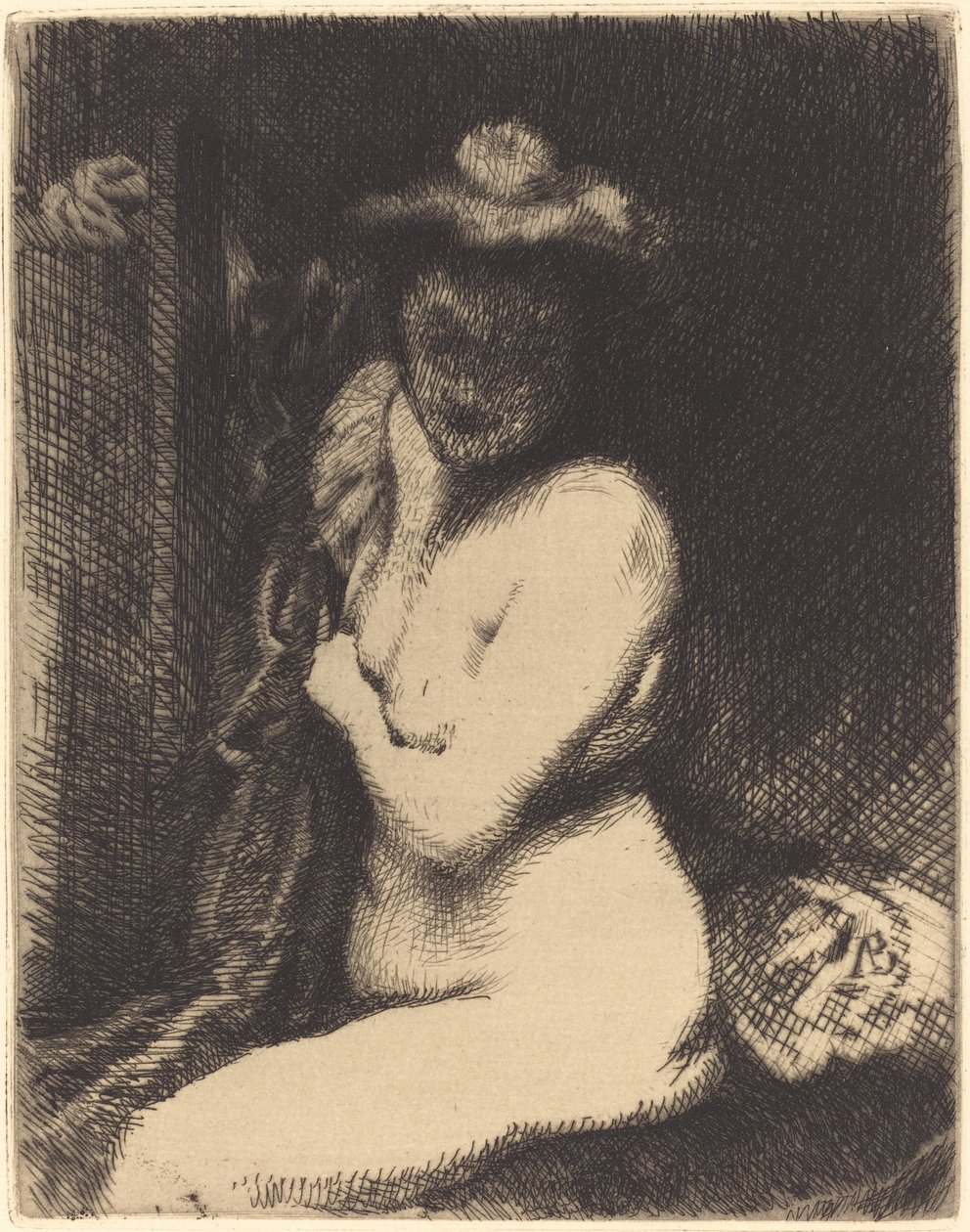 Frau bei ihrer Toilette, 1905 von Paul Albert Besnard