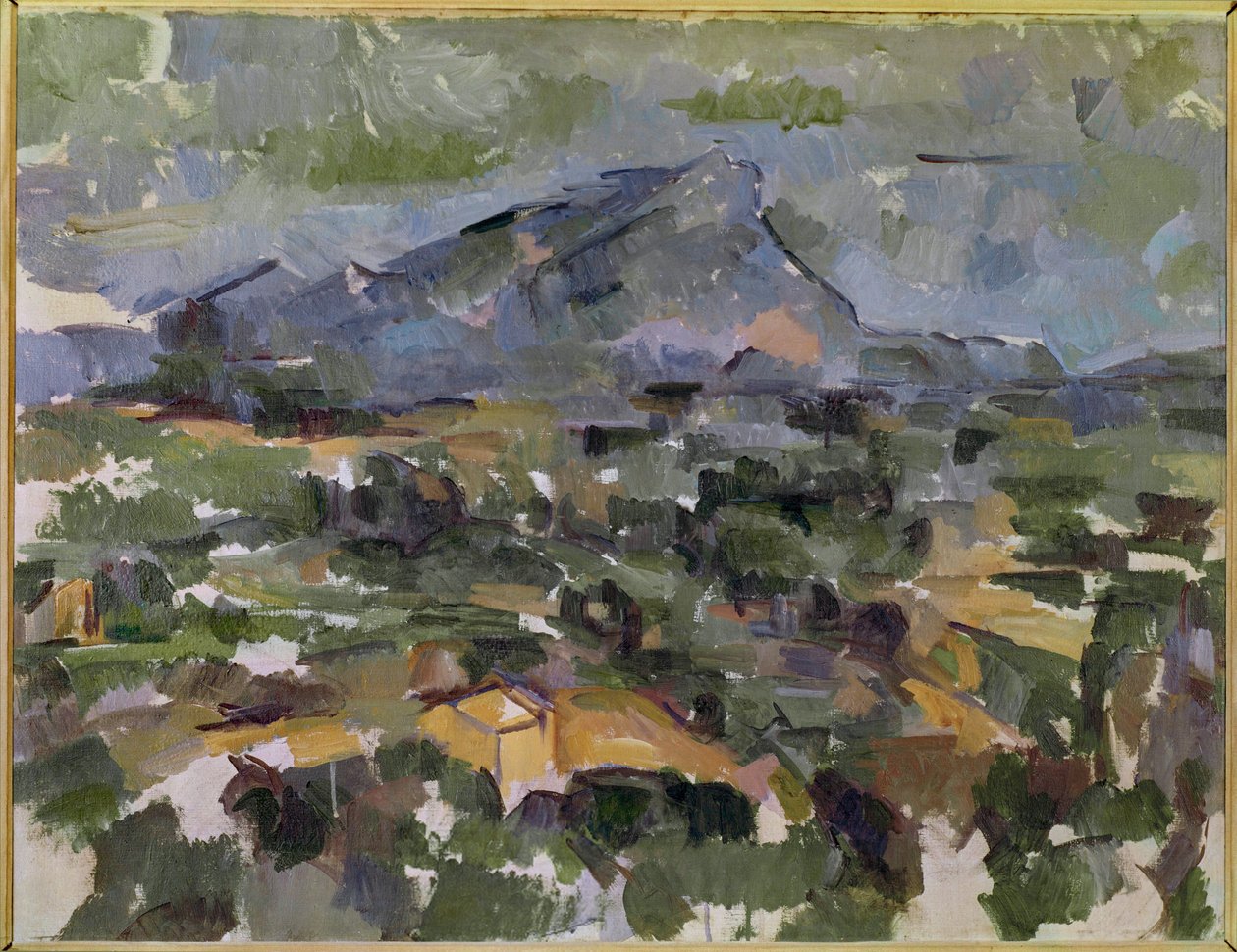 Der Berg Sainte-Victoire von Paul Cézanne