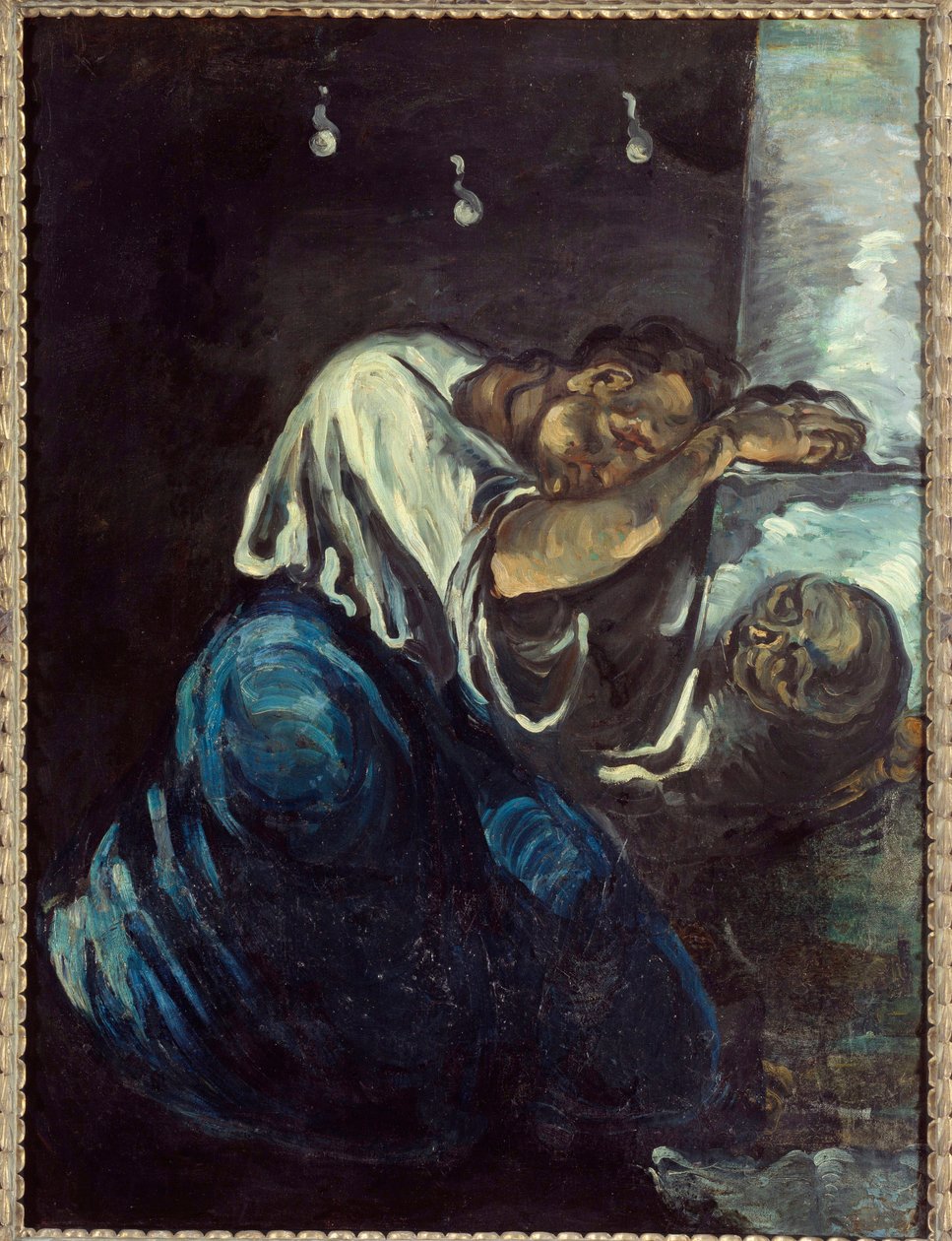 La Madeleine ou la Pain. Gemälde von Paul Cézanne (1839-1906) 1869. Paris, Musée d