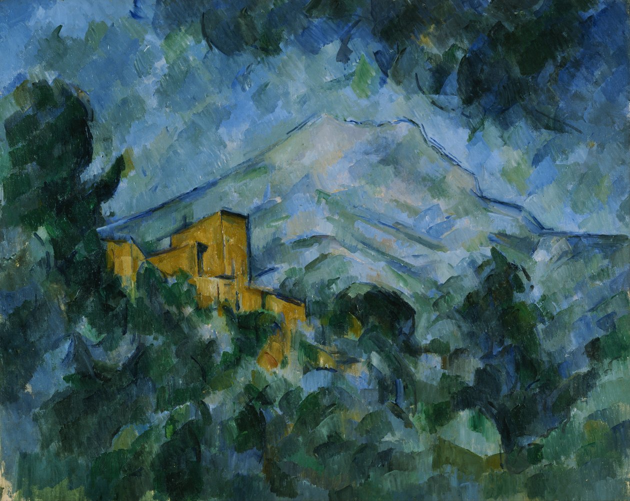Mont Sainte-Victoire und Château Noir von Paul Cézanne