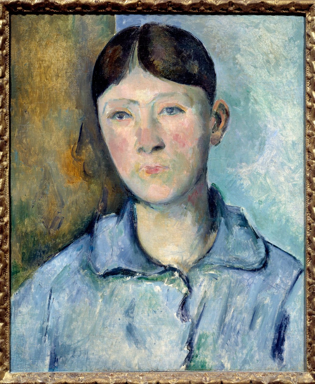 Porträt von Madame Cézanne (geb. Hortense Fiquet) von Paul Cézanne