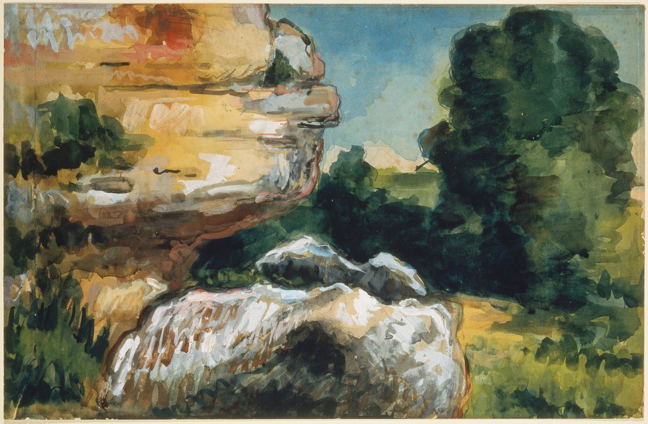 Felsen von Paul Cézanne