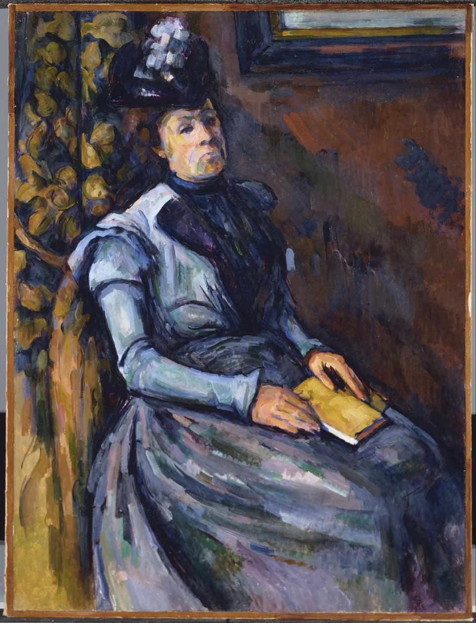 Sitzende Frau in Blau von Paul Cézanne
