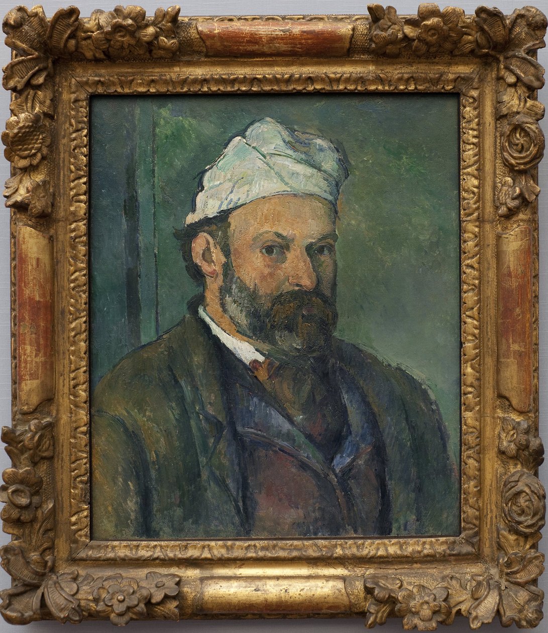 Selbstporträt. Gemälde von Paul Cezanne (1839-1906), Öl auf Leinwand um 1880. Französische Kunst von Paul Cézanne