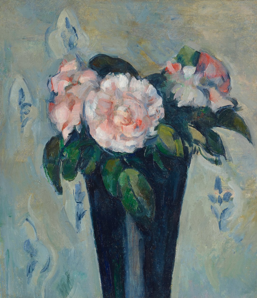 Die dunkelblaue Vase, ca. 1880 von Paul Cezanne