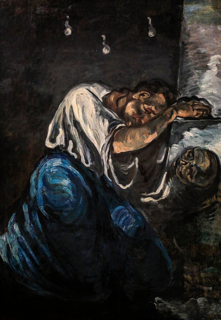 Die Magdalena, auch bekannt als Der Schmerz von Paul Cézanne