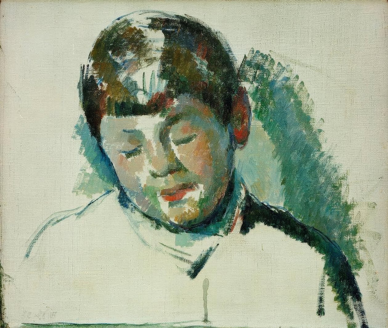 Skizze für ein Porträt des Sohnes des Künstlers von Paul Cézanne
